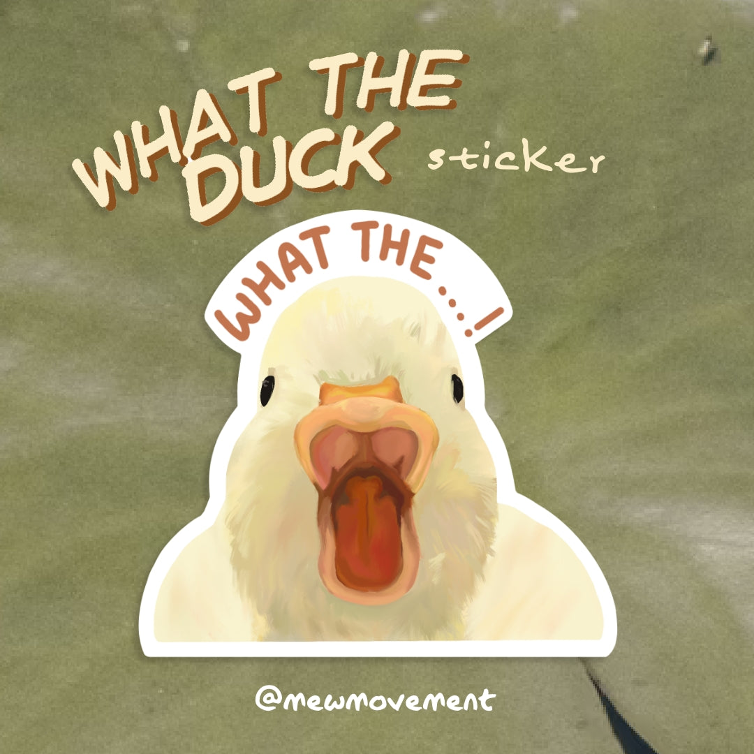 What The Duck Sticker