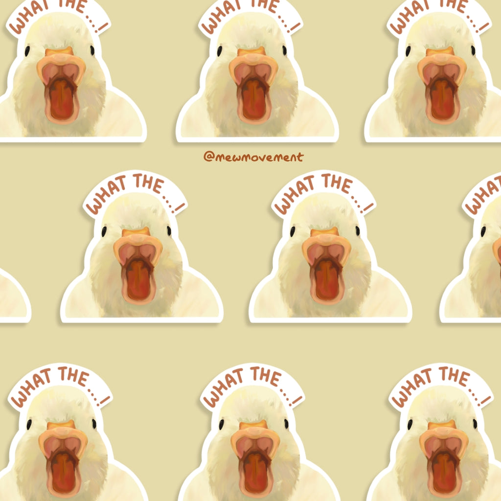 What The Duck Sticker