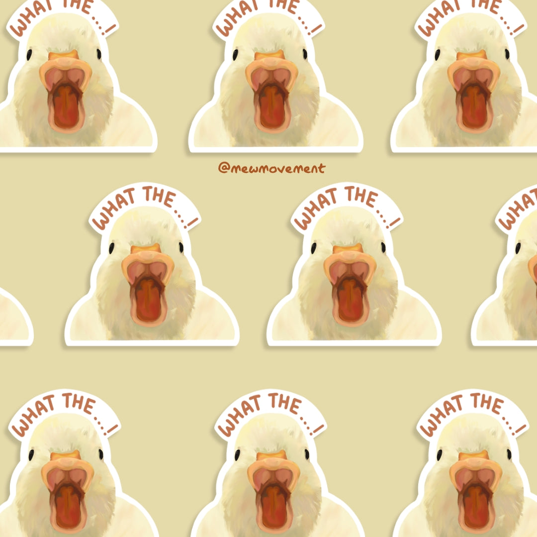 What The Duck Sticker