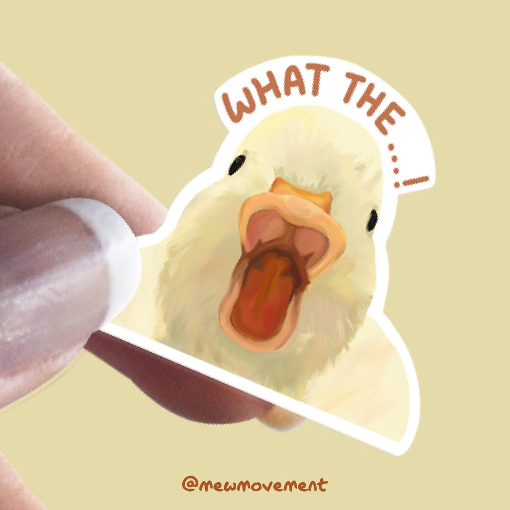 What The Duck Sticker