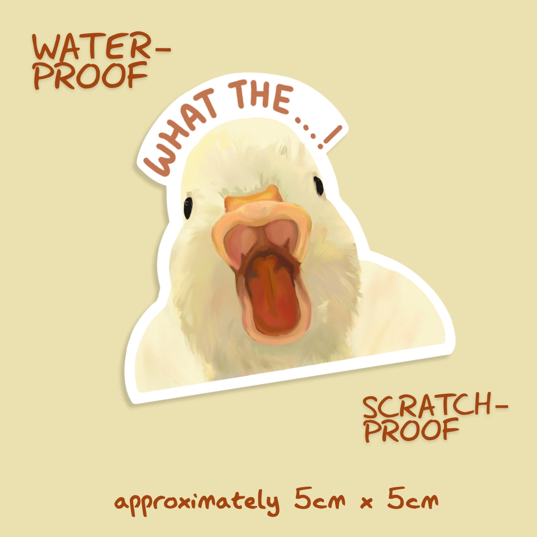 What The Duck Sticker
