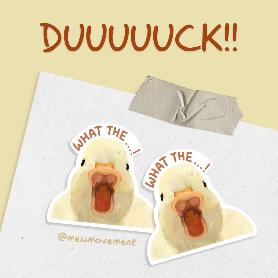 What The Duck Sticker