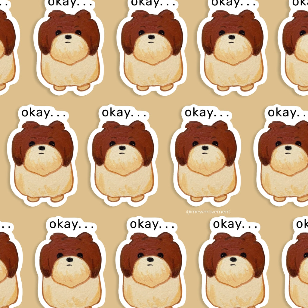 Jiggy Okay Sticker