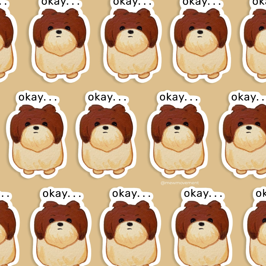 Jiggy Okay Sticker