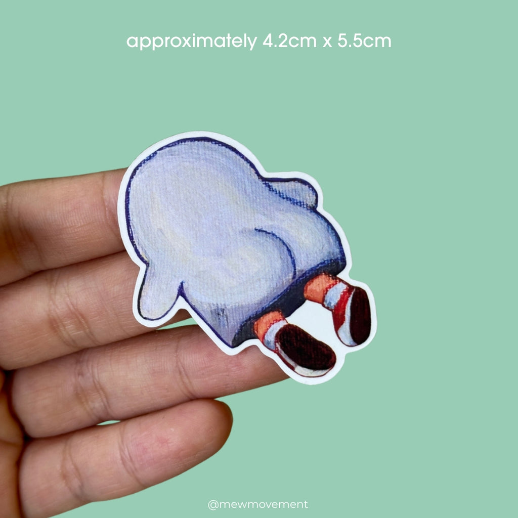 Mew Butt Sticker