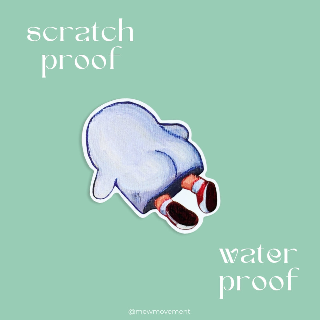 Mew Butt Sticker