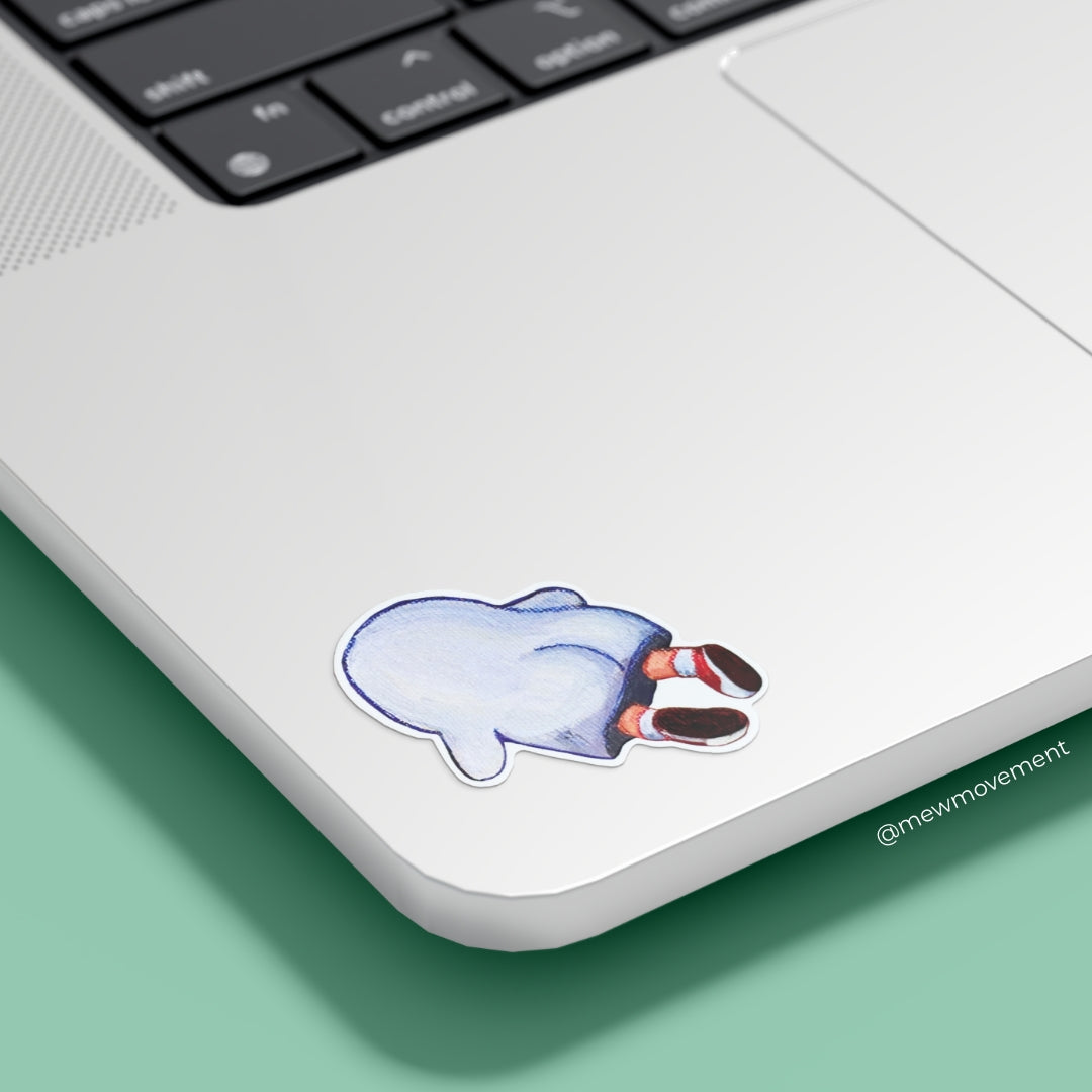 Mew Butt Sticker