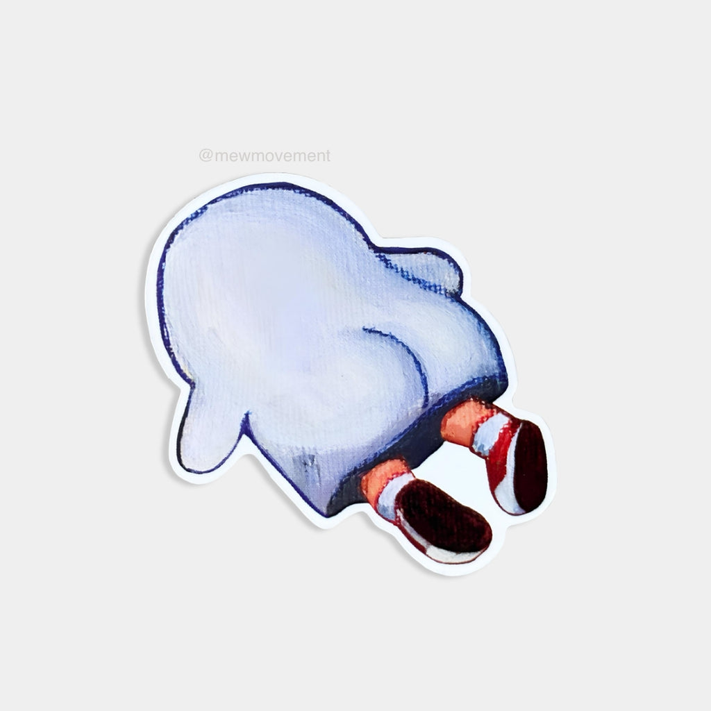 Mew Butt Sticker