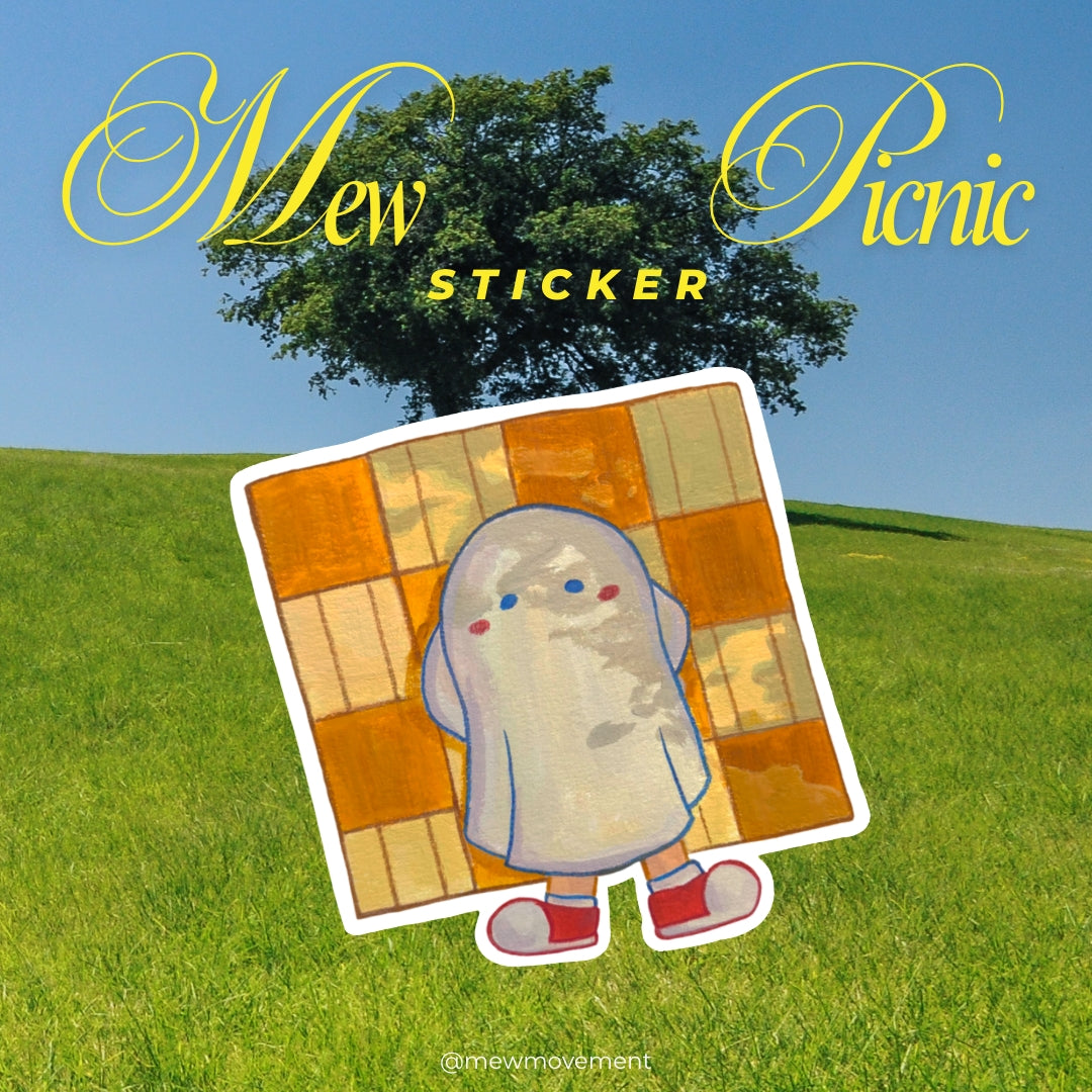 Picnic Mew Sticker