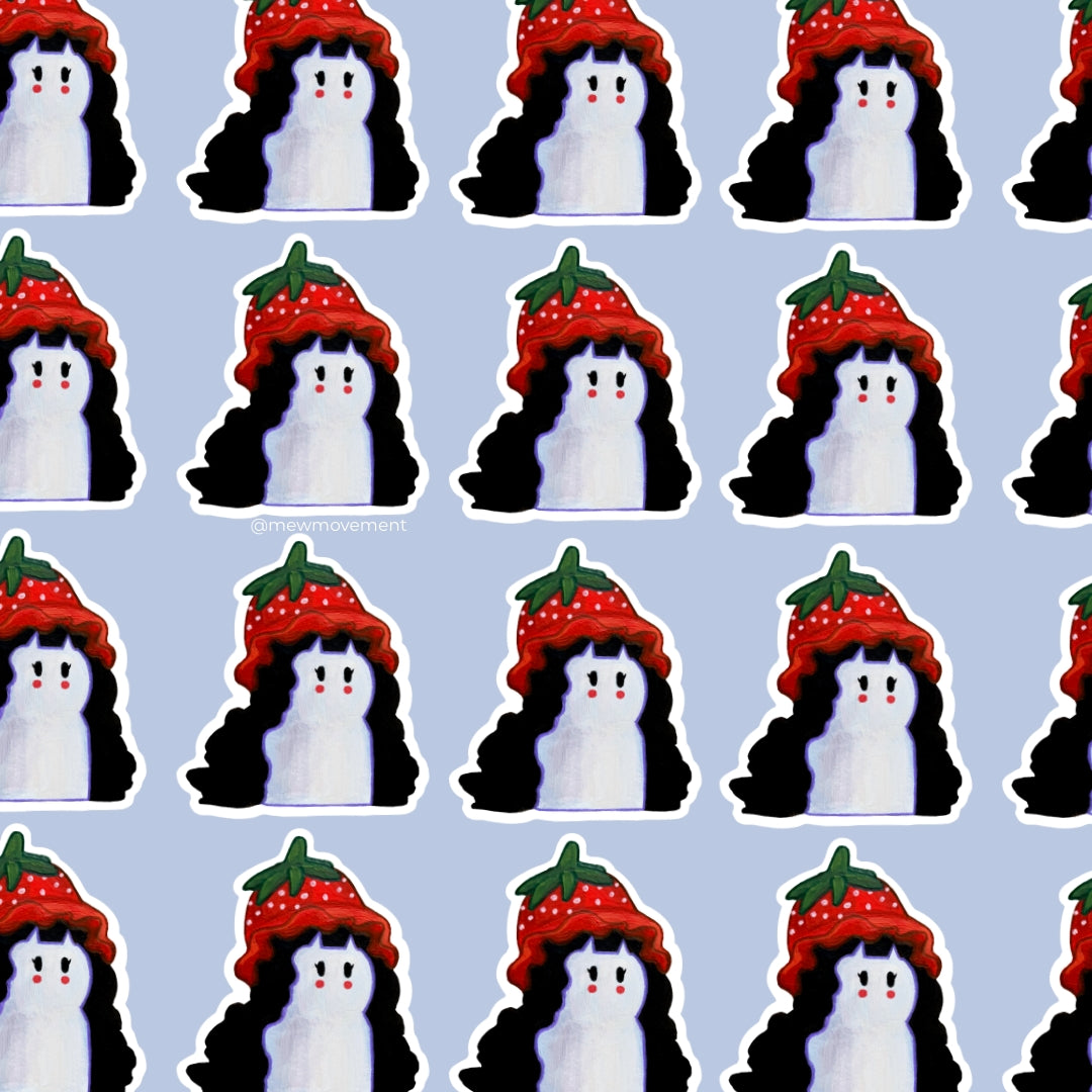 Straw-Iki Sticker
