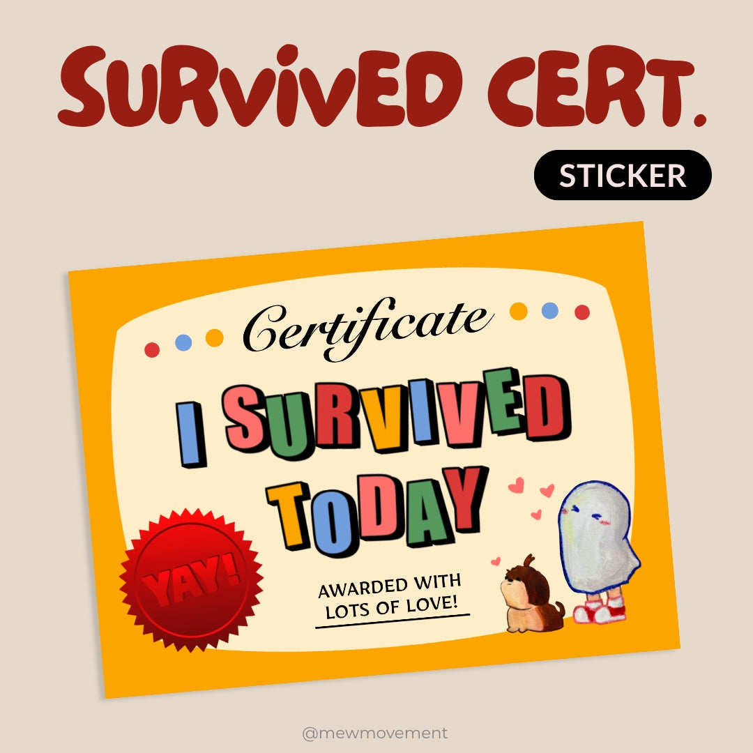 Certificate Sticker