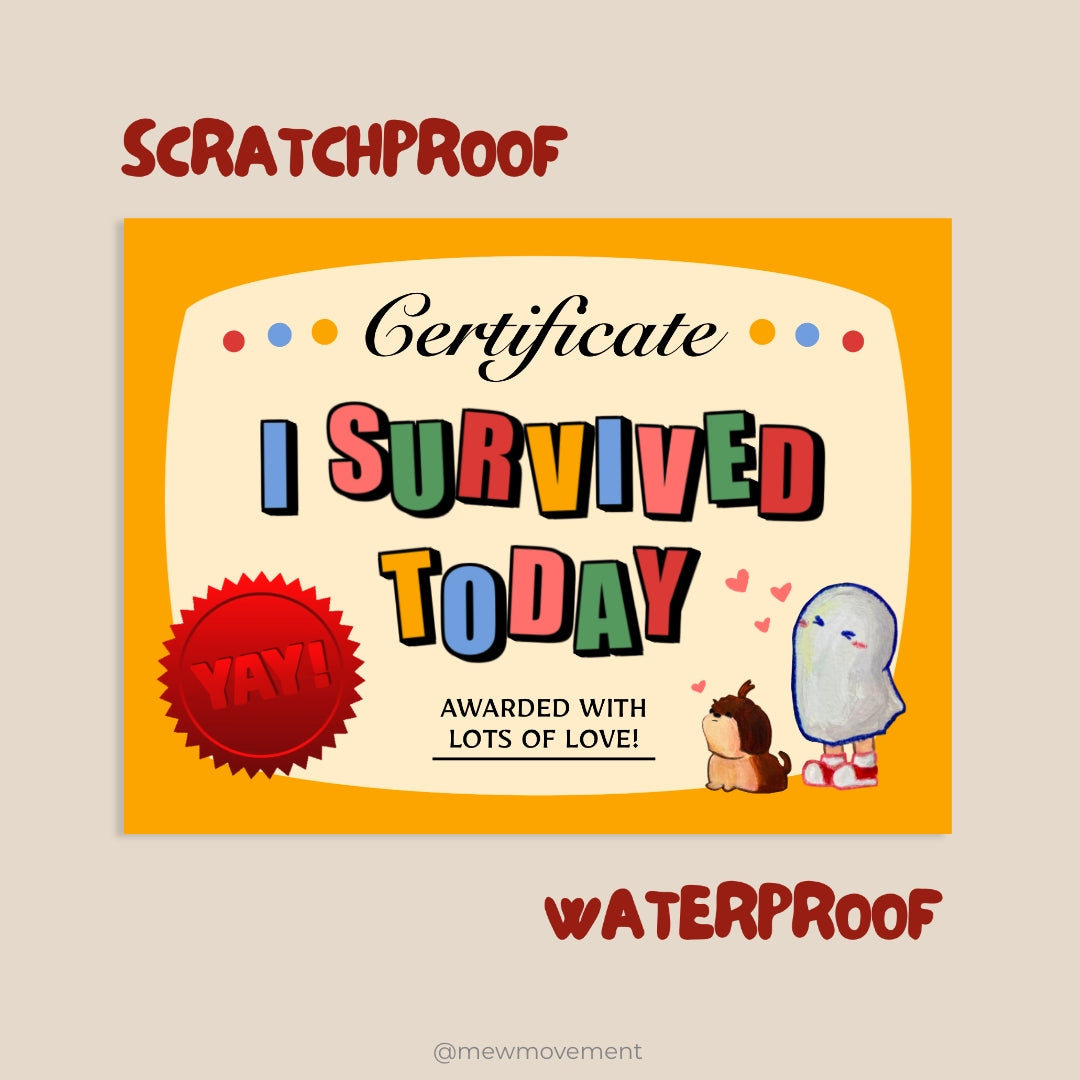 Certificate Sticker