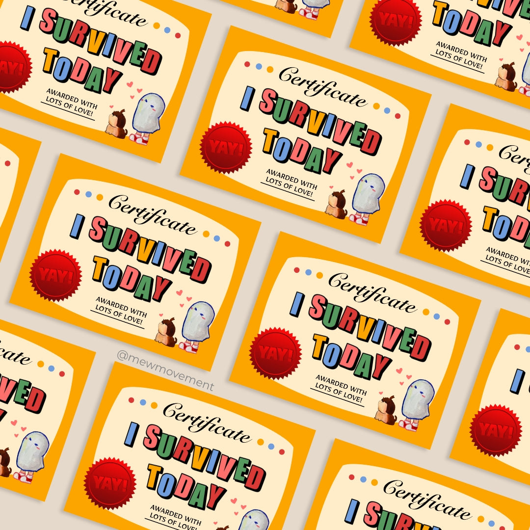 Certificate Sticker
