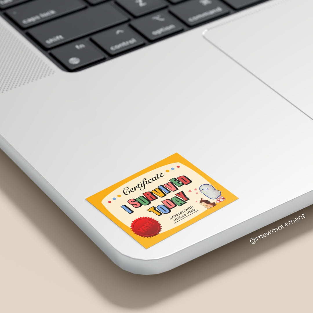 Certificate Sticker