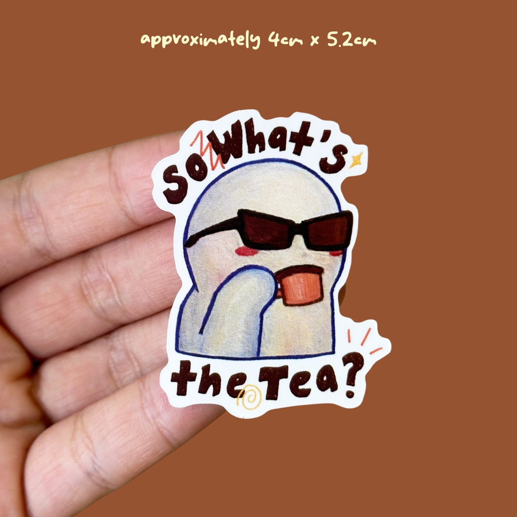 What's The Tea Sticker