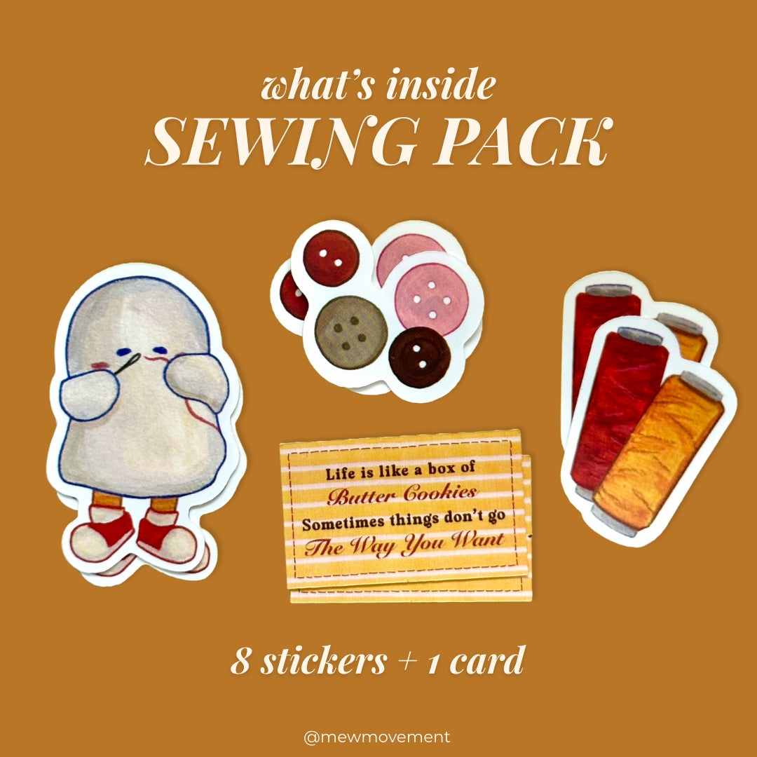 Butter Cookies Mystery Sticker Pack and Card
