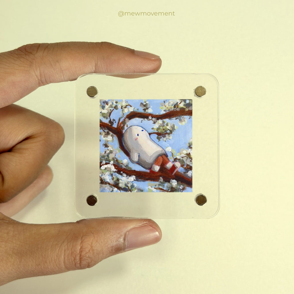 What's on your mind? Tiniest Art Magnet