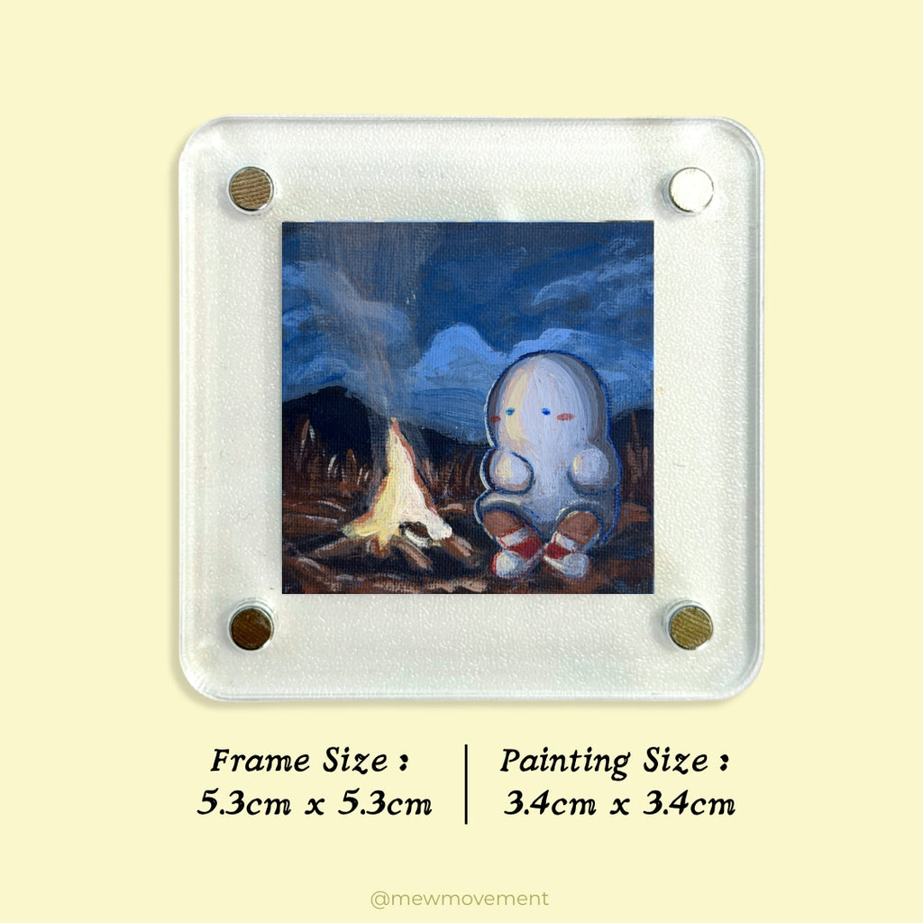 What's on your mind? Tiniest Art Magnet