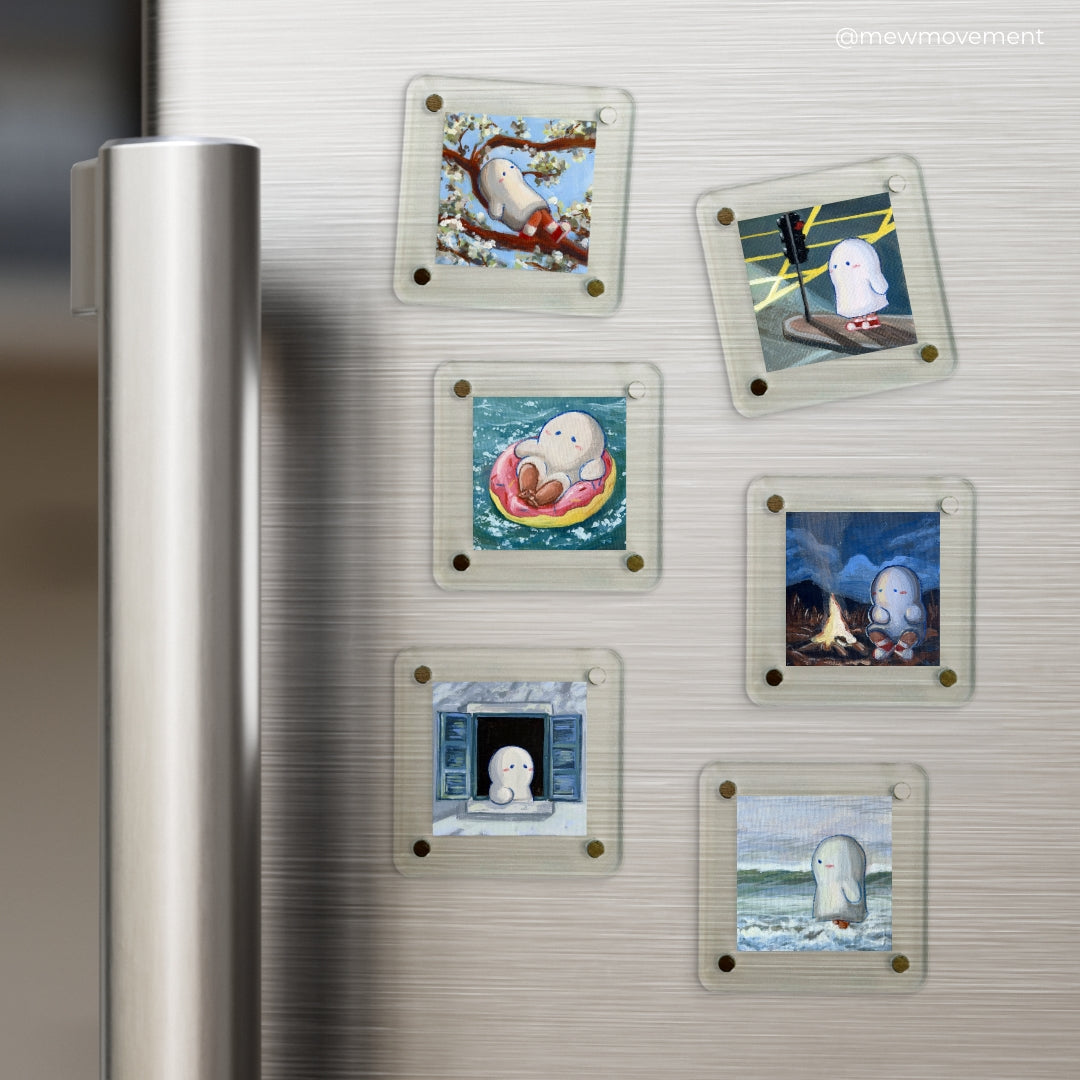 What's on your mind? Tiniest Art Magnet