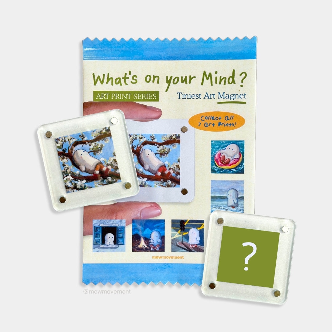 What's on your mind? Tiniest Art Magnet