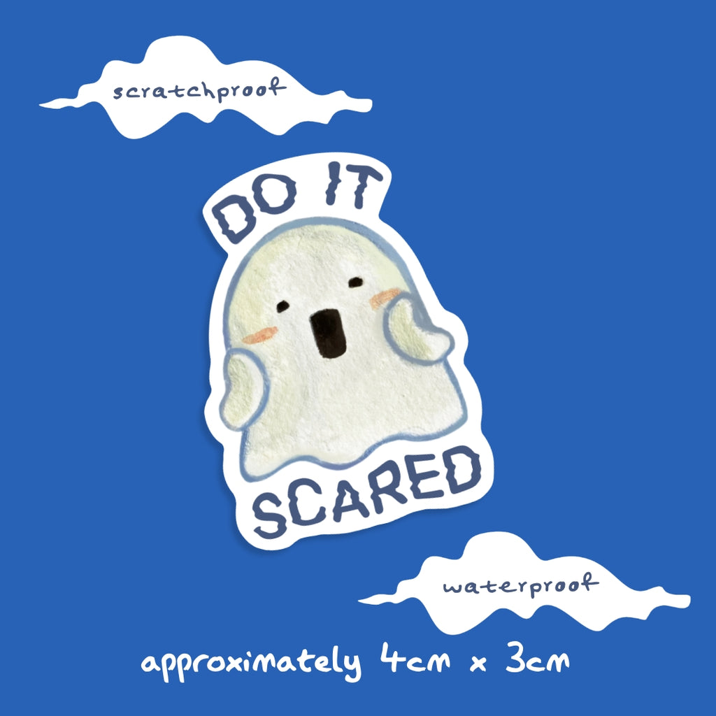 Do It Scared Sticker