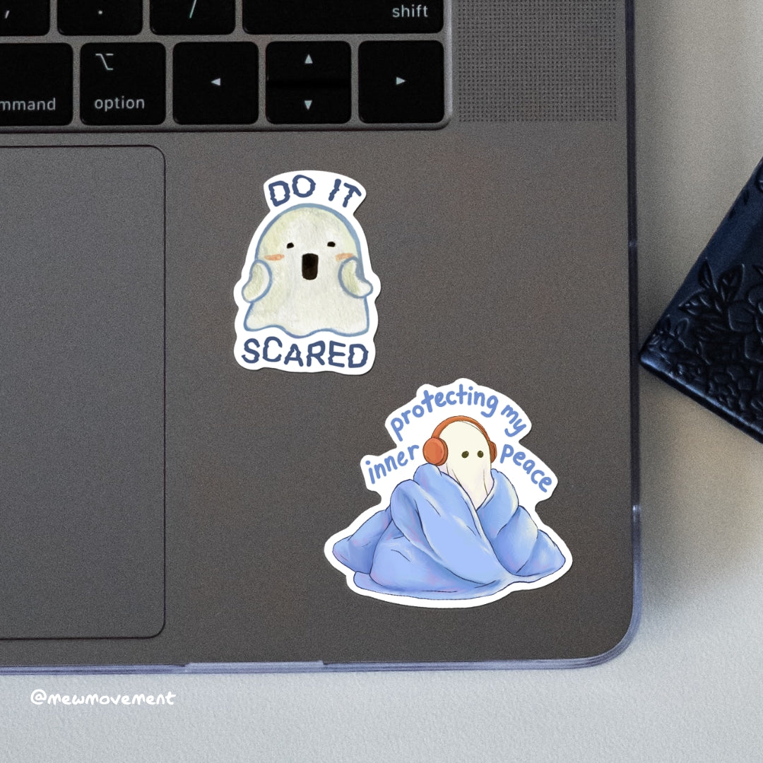 Do It Scared Sticker