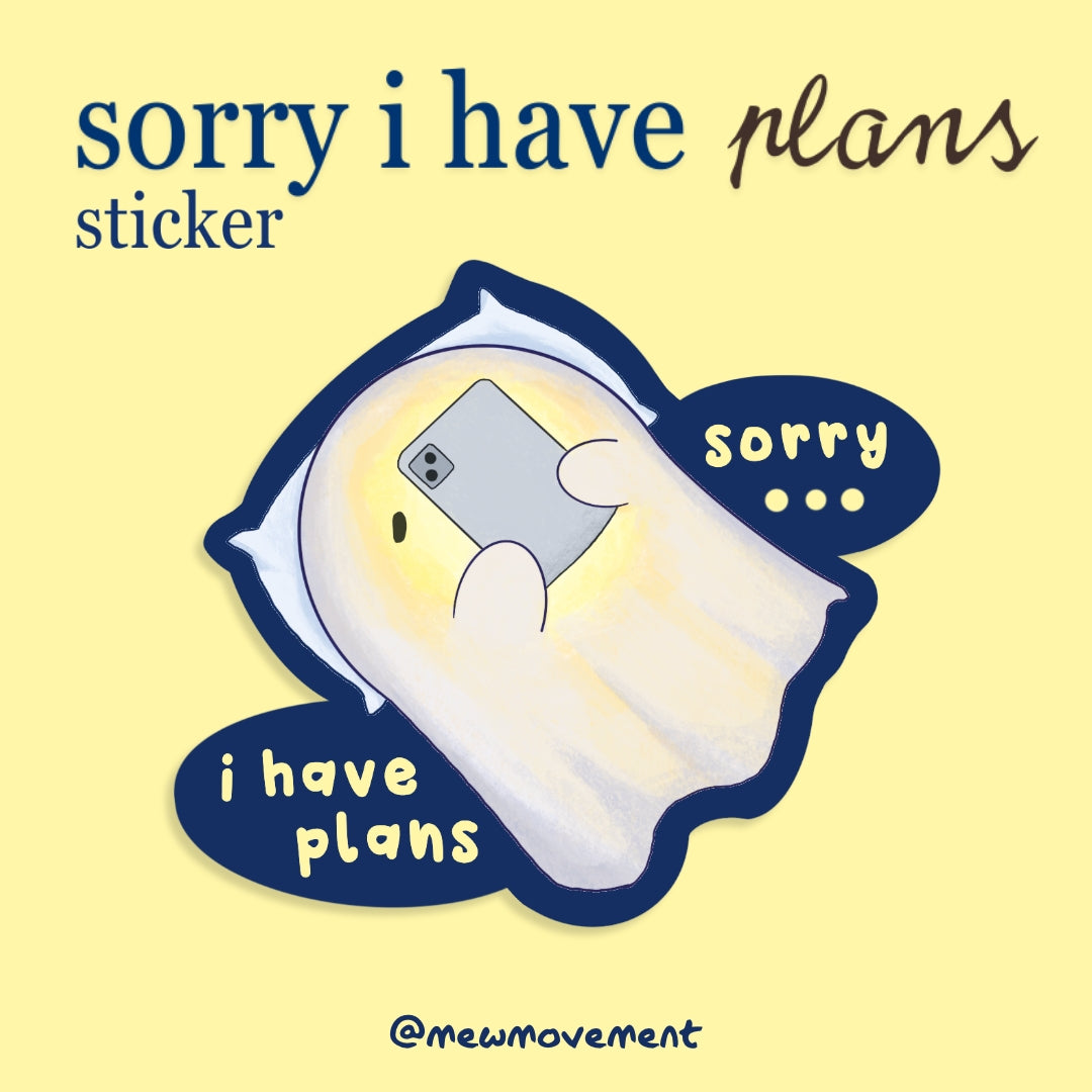 Busy Boo Sticker