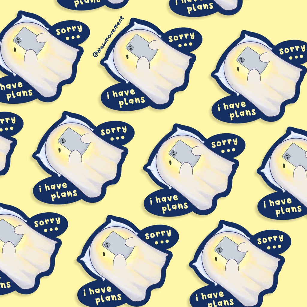 Busy Boo Sticker