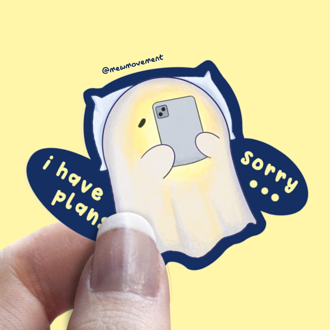 Busy Boo Sticker