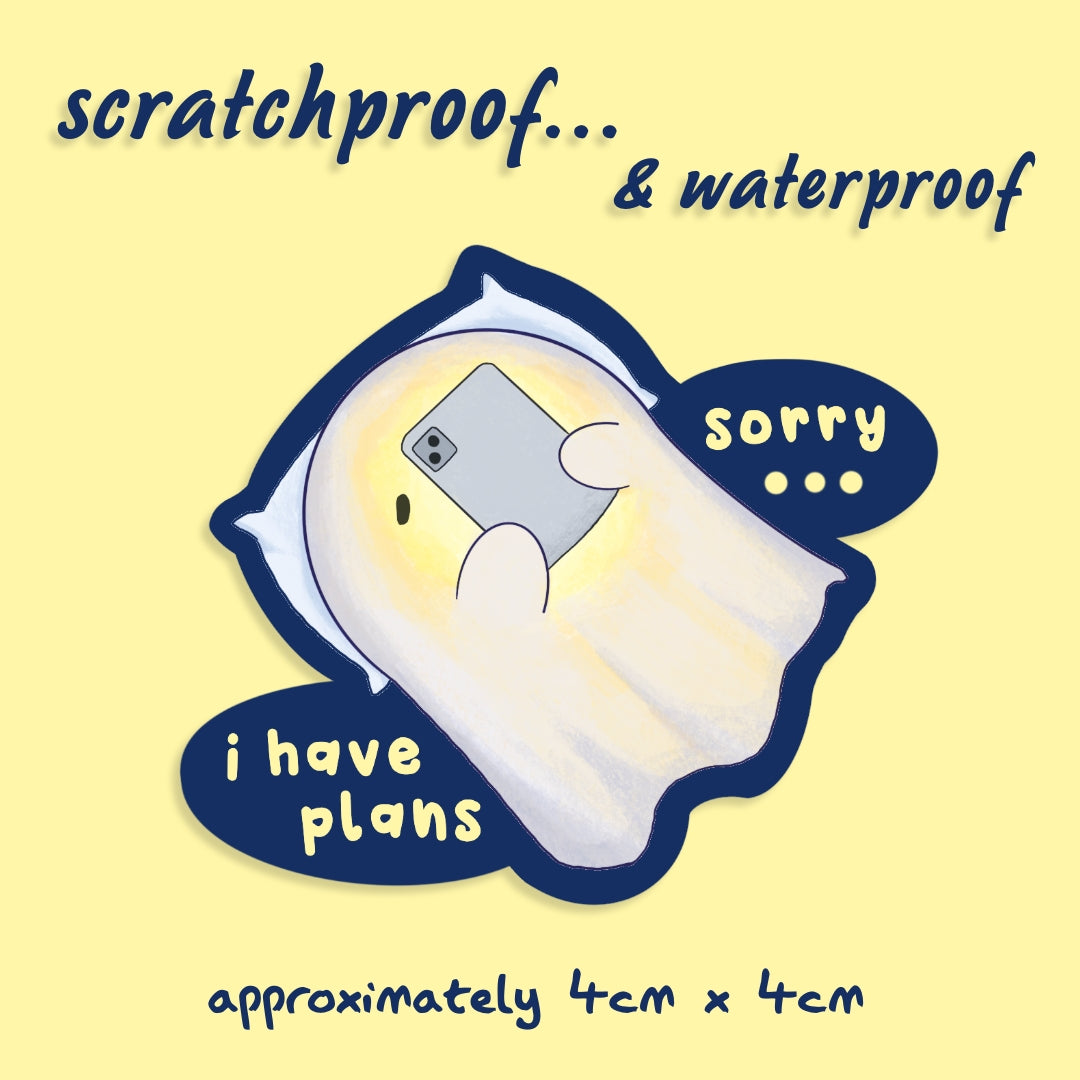 Busy Boo Sticker