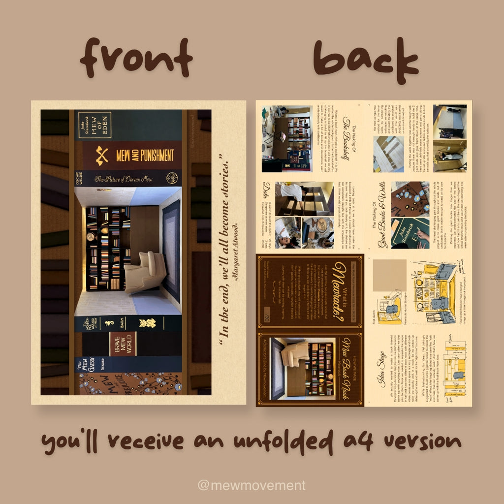 Mew Book Nook Mini Zine