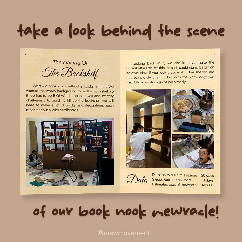 Mew Book Nook Mini Zine