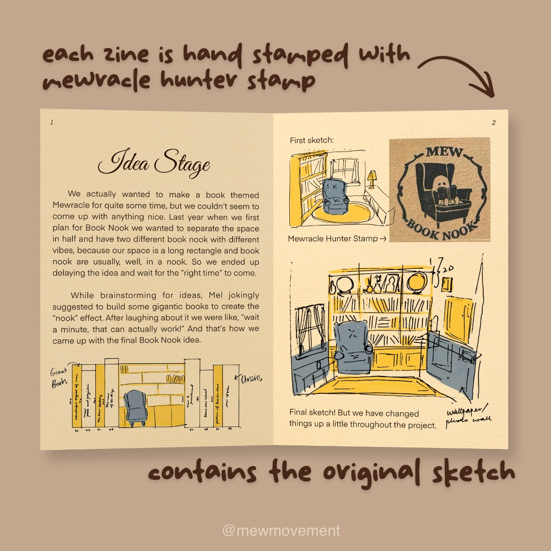 Mew Book Nook Mini Zine