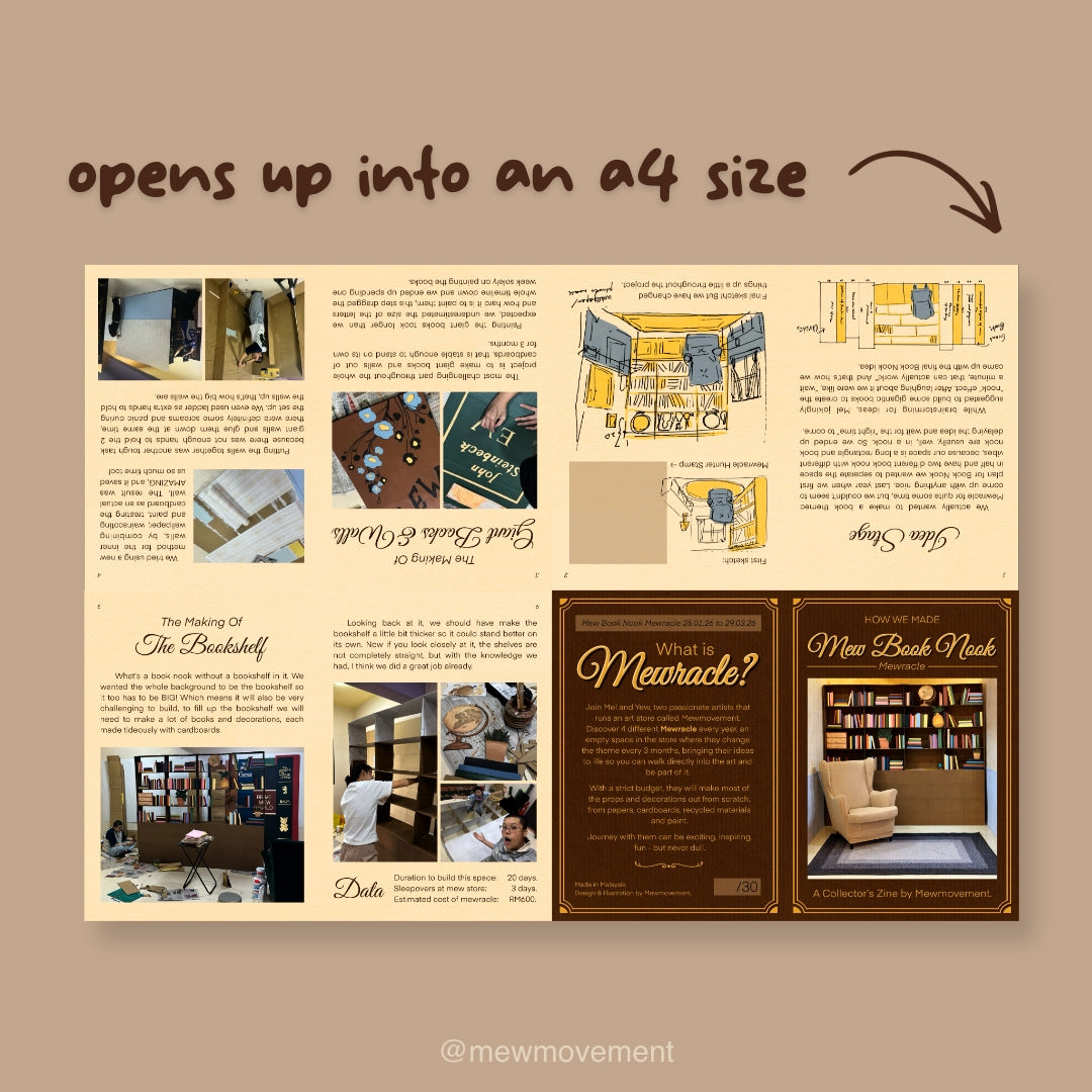 Mew Book Nook Mini Zine