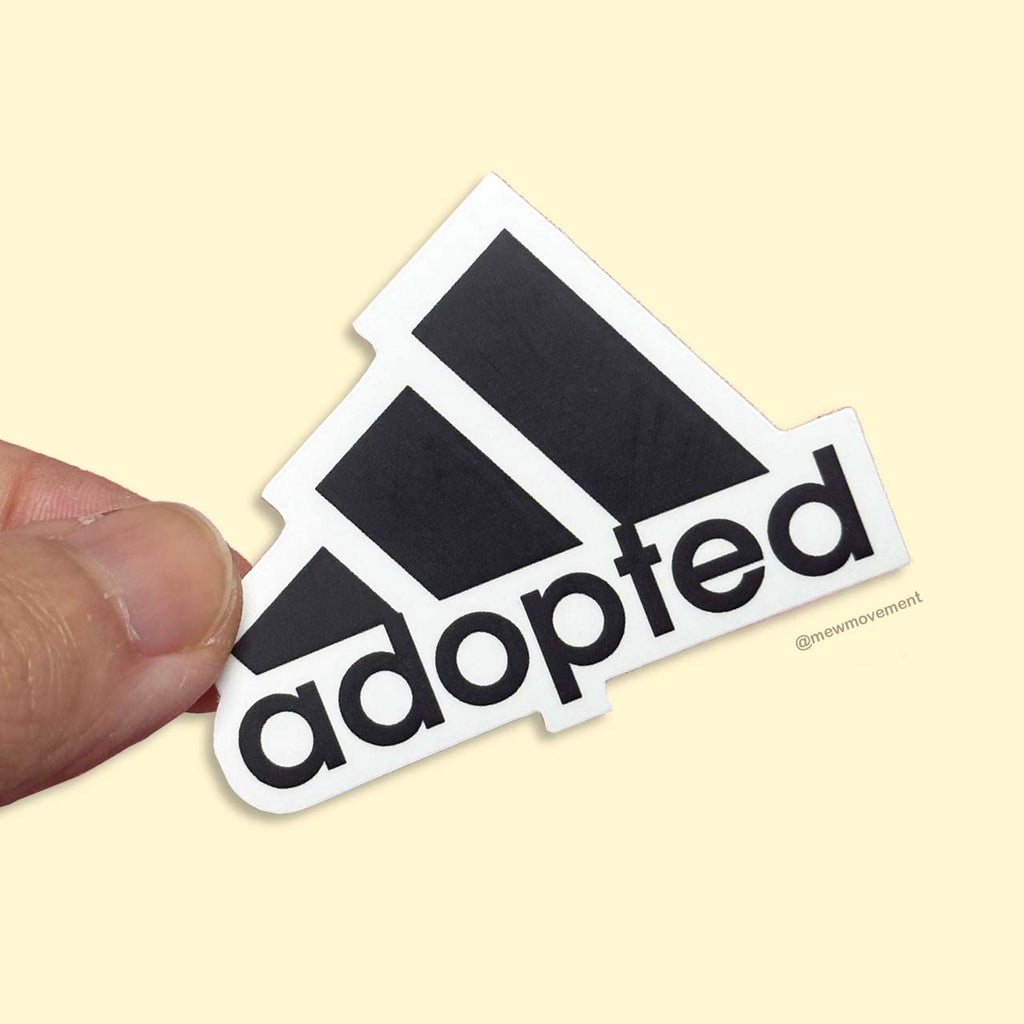 Adopted Sticker