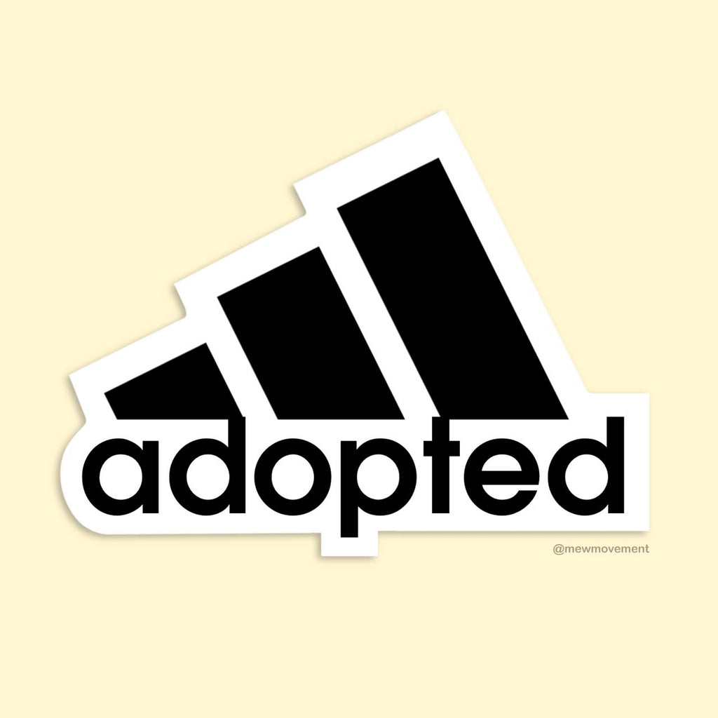 Adopted Sticker