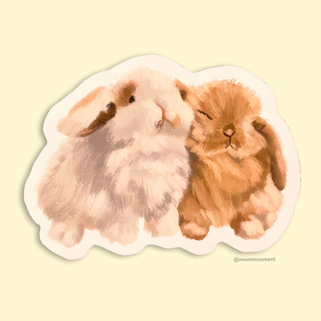 Cute Bunnies Sticker