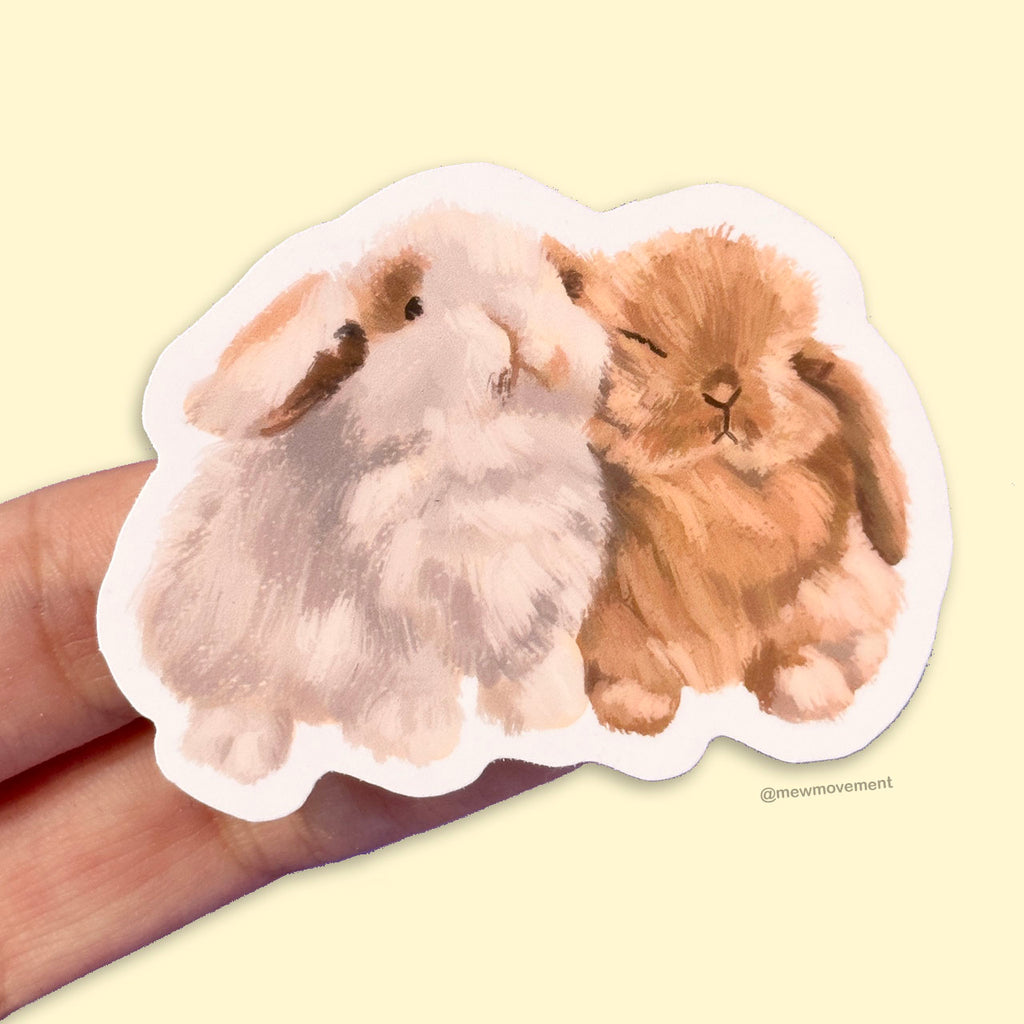 Cute Bunnies Sticker