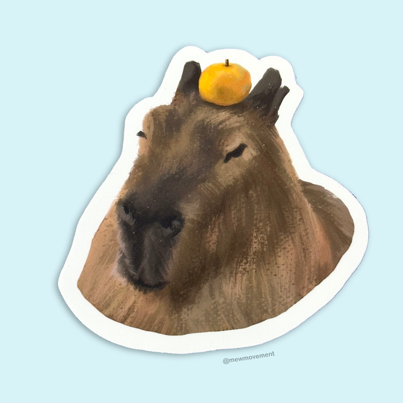 Capybara Sticker