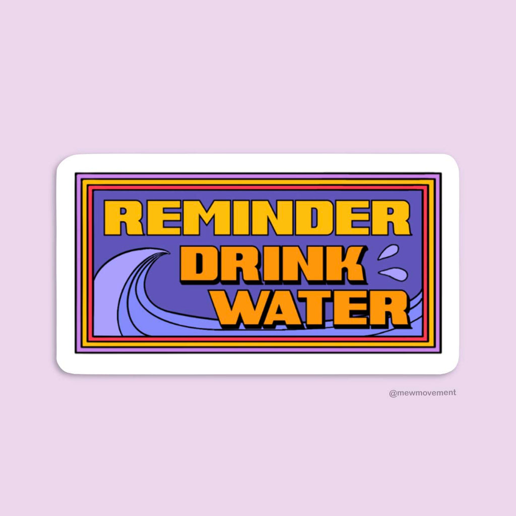 Drink Water Reminder Sticker
