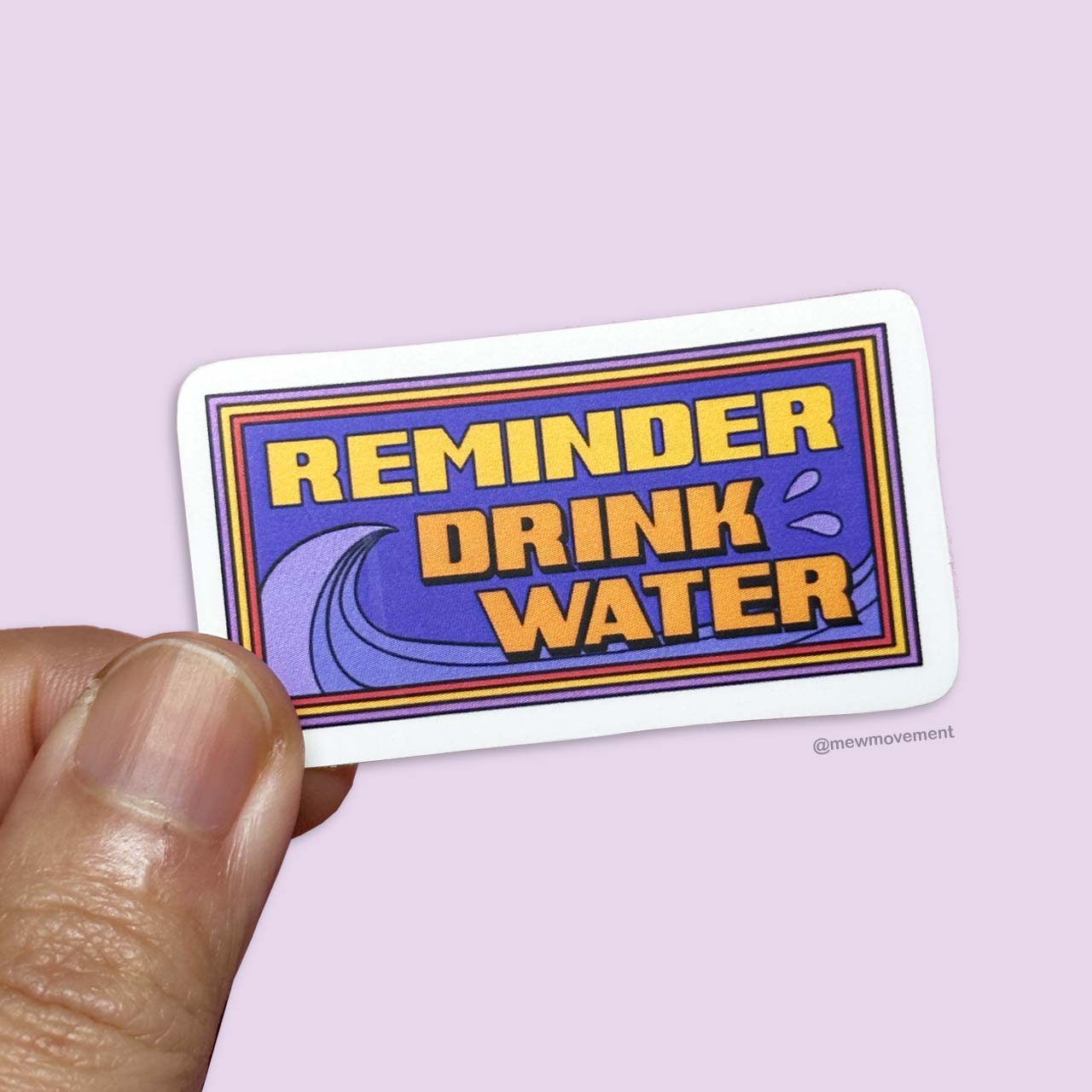 Drink Water Reminder Sticker