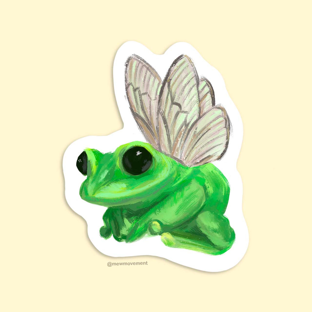 Fairy Frog Sticker