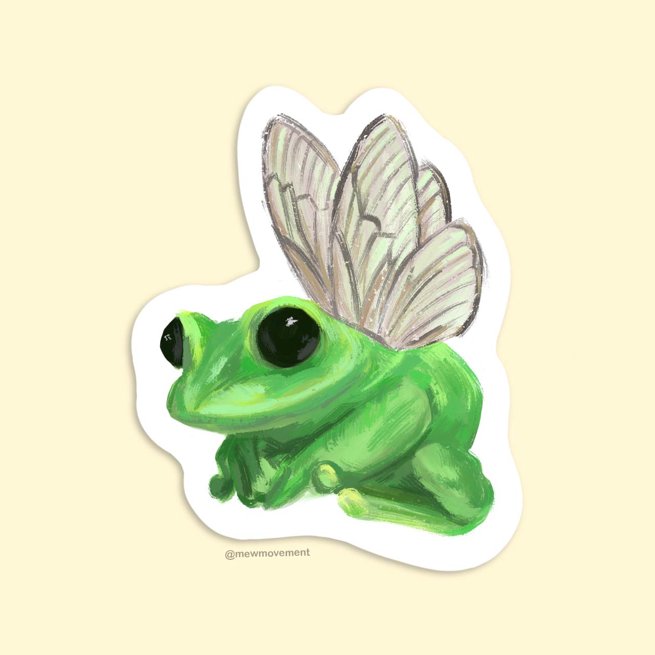 Fairy Frog Sticker