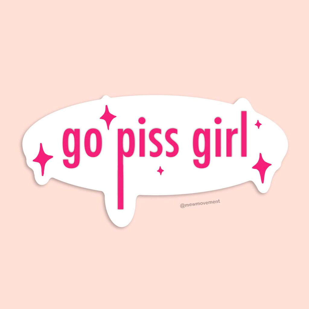 Go Piss Girl Sticker