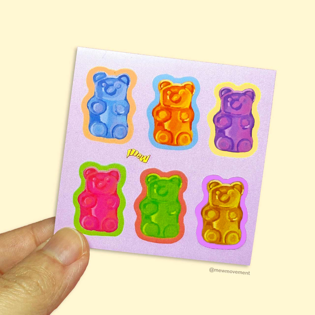 Gummy Bear Mini Sticker