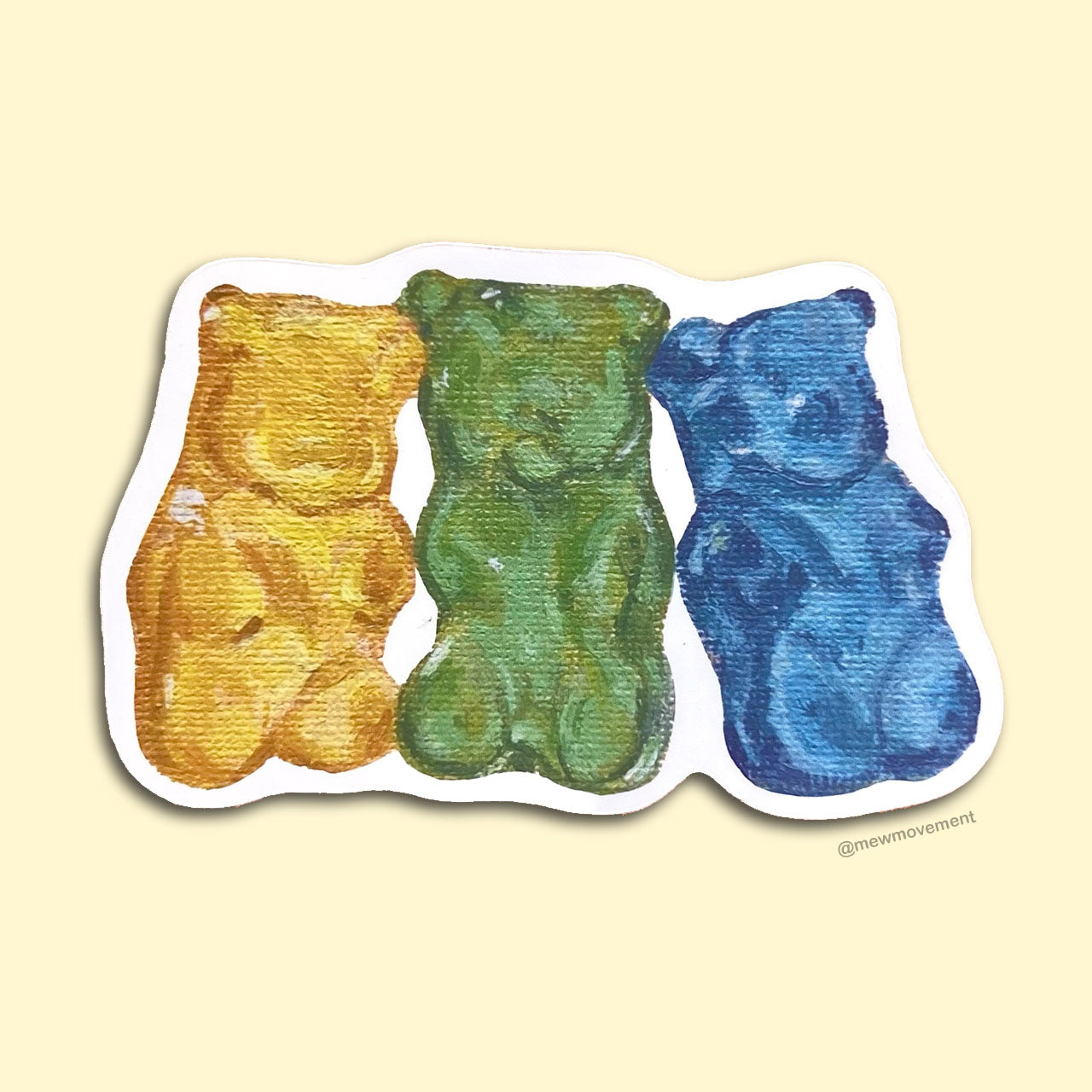 Gummy Trio Sticker