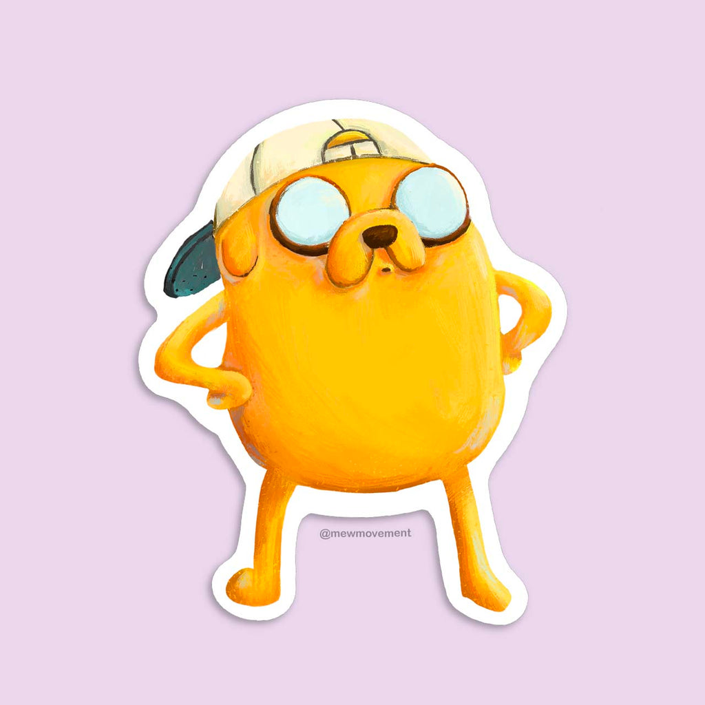 Jake Adventure Time Sticker