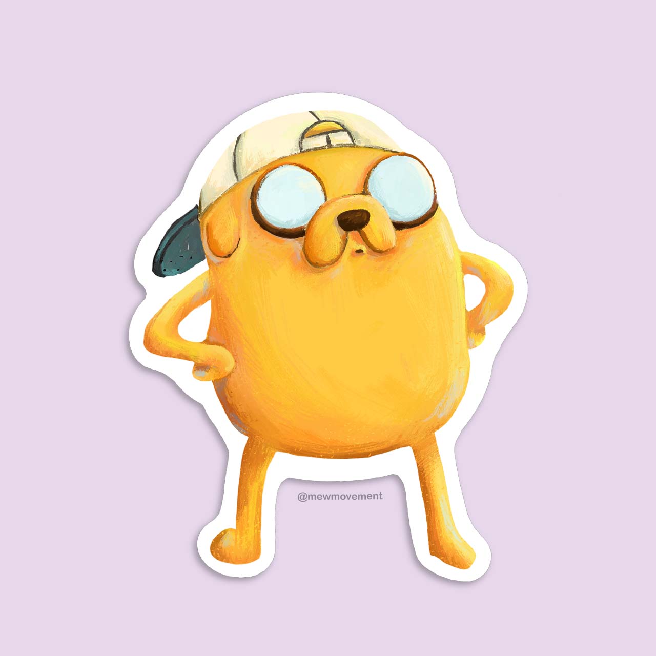 Jake Adventure Time Sticker