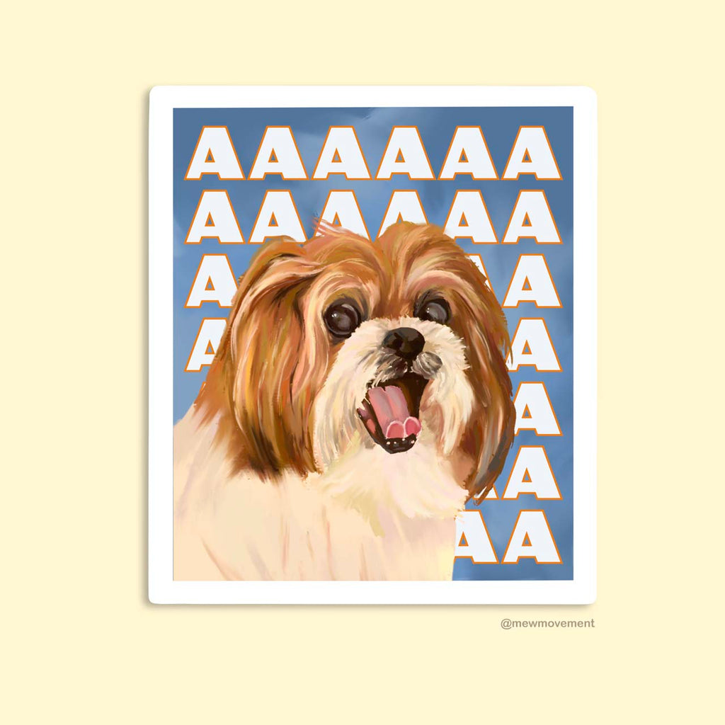 Jiggy Screaming Sticker