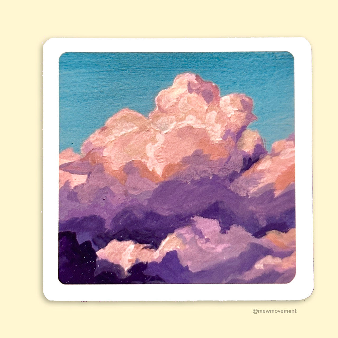 Purple Cloud Sticker